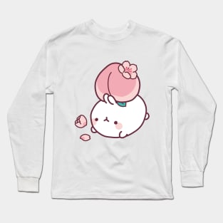 peachy bunny Long Sleeve T-Shirt